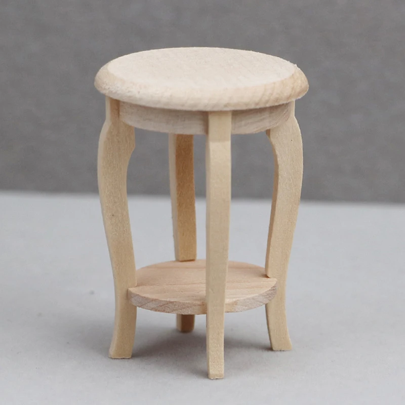 1/12 Simulácia drevenej stoličky obývacia izba hračky pre bábiky Domov príslušenstvo Mini Dollhouse Furniture Miniature Kids Toy