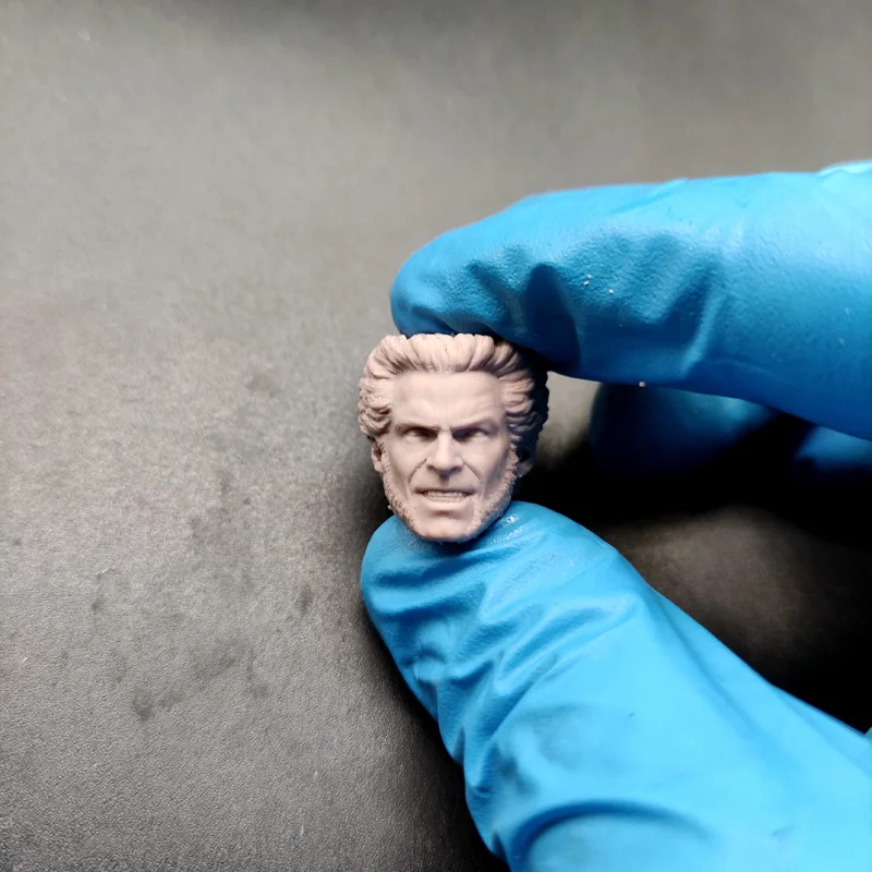 1/12 v mierke Hugh Jackman Head Sculpt Sculp Nenainted Fit 6 