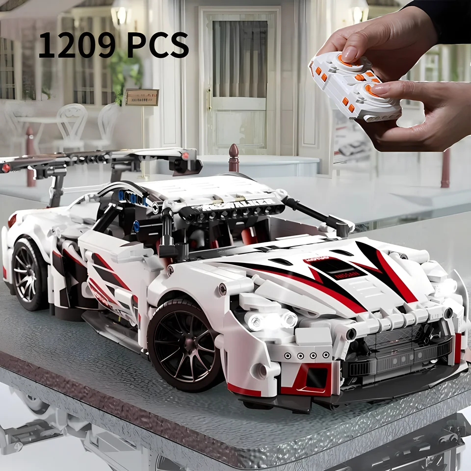 1:14 BUDOVANIE SPORTSKÝCH CAR RC RC HOODY BUDOVANIE HOODY BARDELY BARDELL DARČEK MOC MOCS MODEL (1209+ častíc)