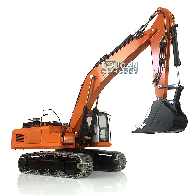 1/14 LESU PC360 kovový RC Hydraulický rýpadlo Maľované diaľkové ovládanie konštrukčný nákladný automobil Model budov