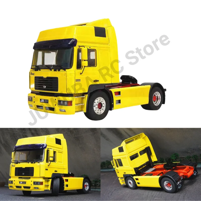 1/14 RC 4x2 Tractor Truck Metal Kit verzia MAN F2000 Otvorené dvere JXModel 1:14 Stupnica RC Model Truck Trailer Tipper DIY