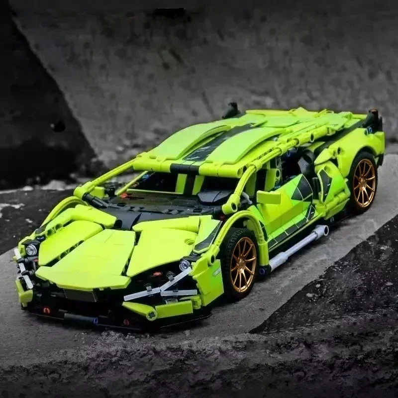 1:14 Technický 1280ks pretekársky športový automobil 42115 Model stavebné bloky mechanické rýchlostné vozidlo Supercar tehlové hračky pre dospelé darčeky
