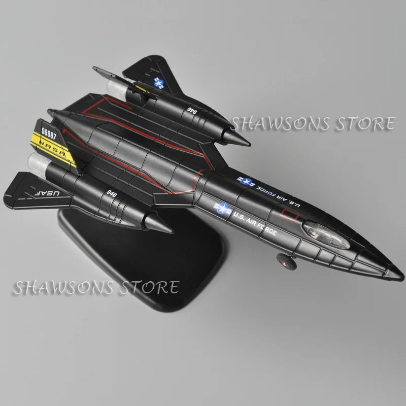 1: 150 Model Model vojenských lietadiel v mierke SRA-71 Blackbird Scout Reconnaissance Miniatúrne replika so zvukom a svetlom