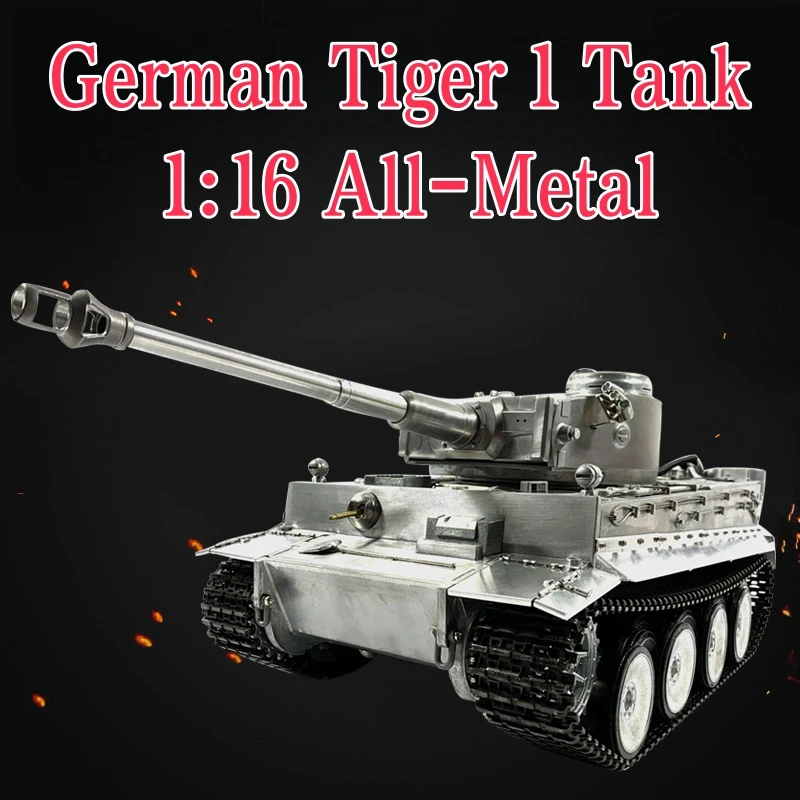 1/16 Mato All-Metal Nemec Tiger1 2.4g Diaľkové ovládanie Tank BB Fotografovanie Infračervené bojové simulácie Elektrické vojenské hračky