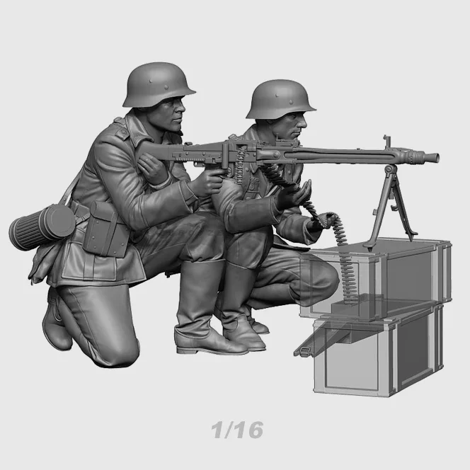 1/16RESIN SOLDIER Model Model Kits Figuár bezfarebné a samostatne zostavené A-1775