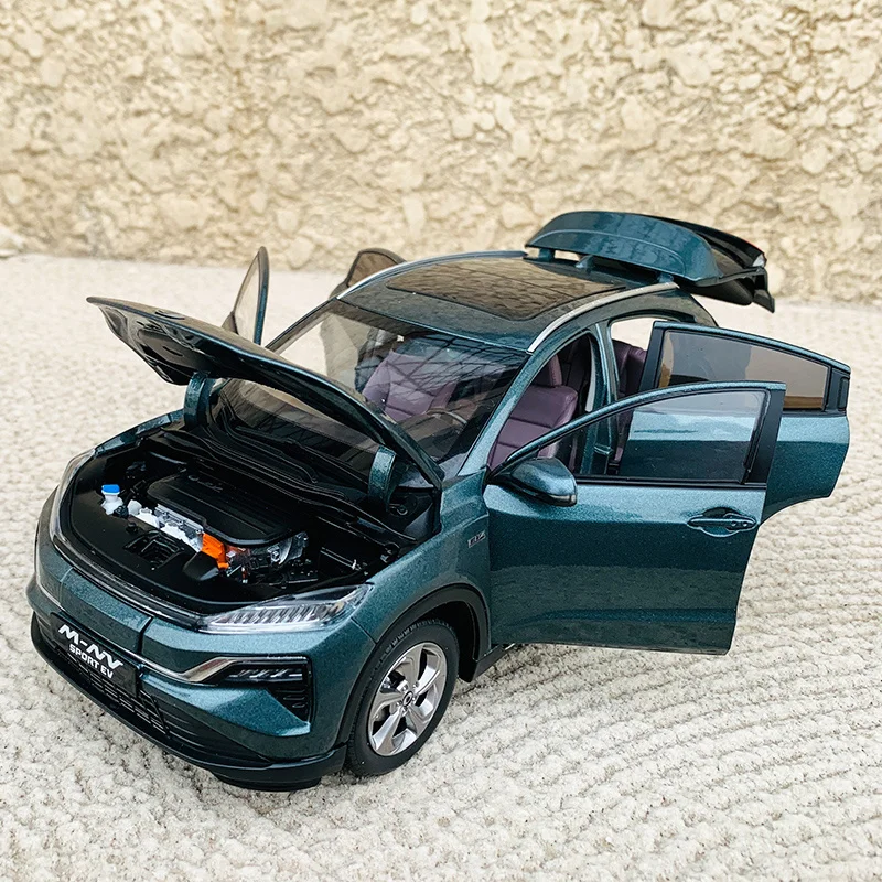 1:18 Honda M-NV SUV zliatinový model automobilu Diecast Metal Pure Electric Car Model Model simulation Collection Collection