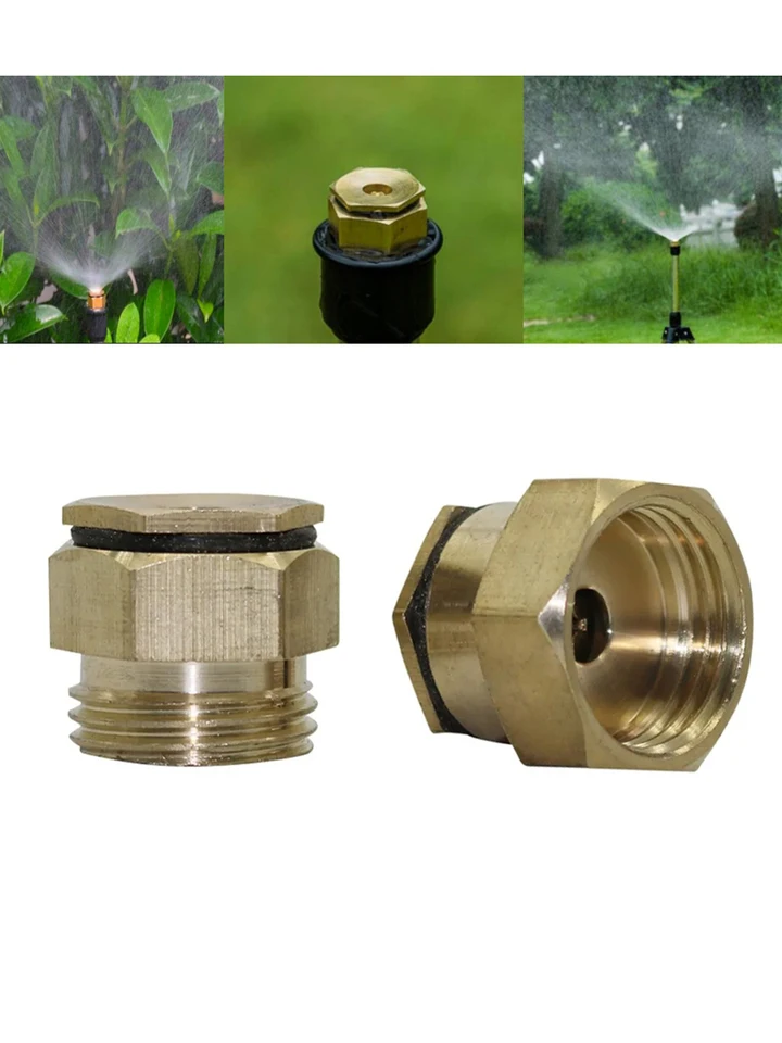1/2 '' (20 mm) mužské/ženské vlákno rozhranie Copper Centrifugal nastaviteľné polohozávané mikropodniky záhradné zavlažovanie hmla 2ks