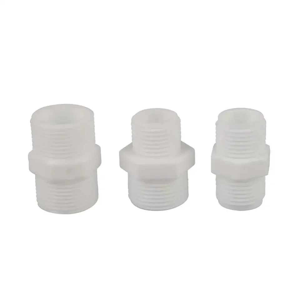 1/2 '' 3/4 '' 1/2 '' až 3/4 '' Mužský závit Dvojitý mužský konektor pre PVC pe pb Rôzne plastové potrubie Domov vylepšenia Rúrky