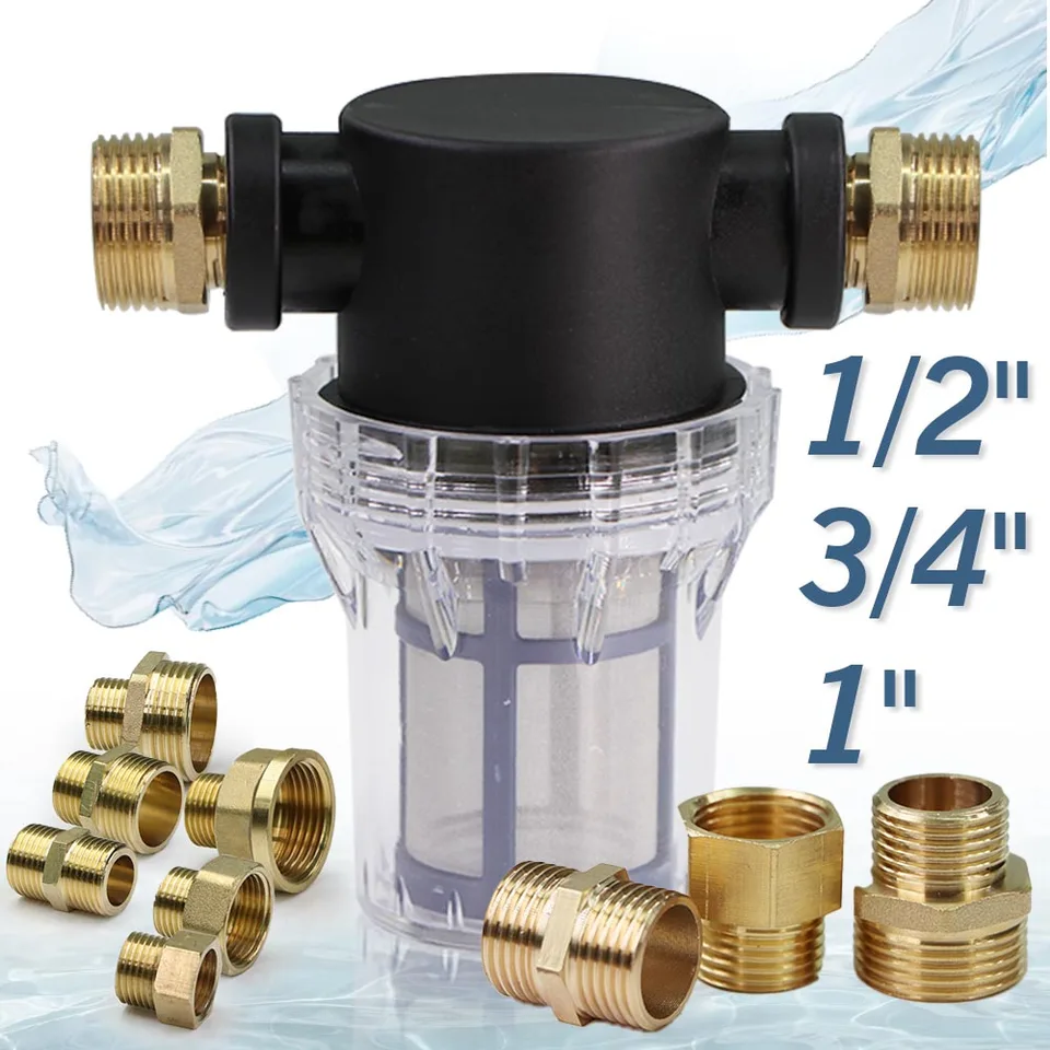1/2 '' 3/4 '' '1' 'Garden Hose Filter Mosadz spojovací kĺbový kĺbový zavlažovací hadičky Predfiltrovacími nečistotami 10-200