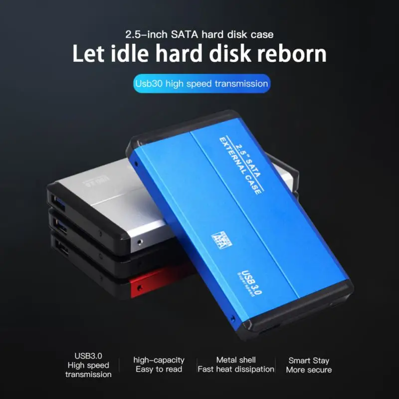 1/2/3 HDD SSD External Box Hliníková zliatina Podpora všetkých 7 mm/9,5 mm 2,5-palcový SATA SATA 3.0 až USB 3.0 Plug a Play 5 Gbps