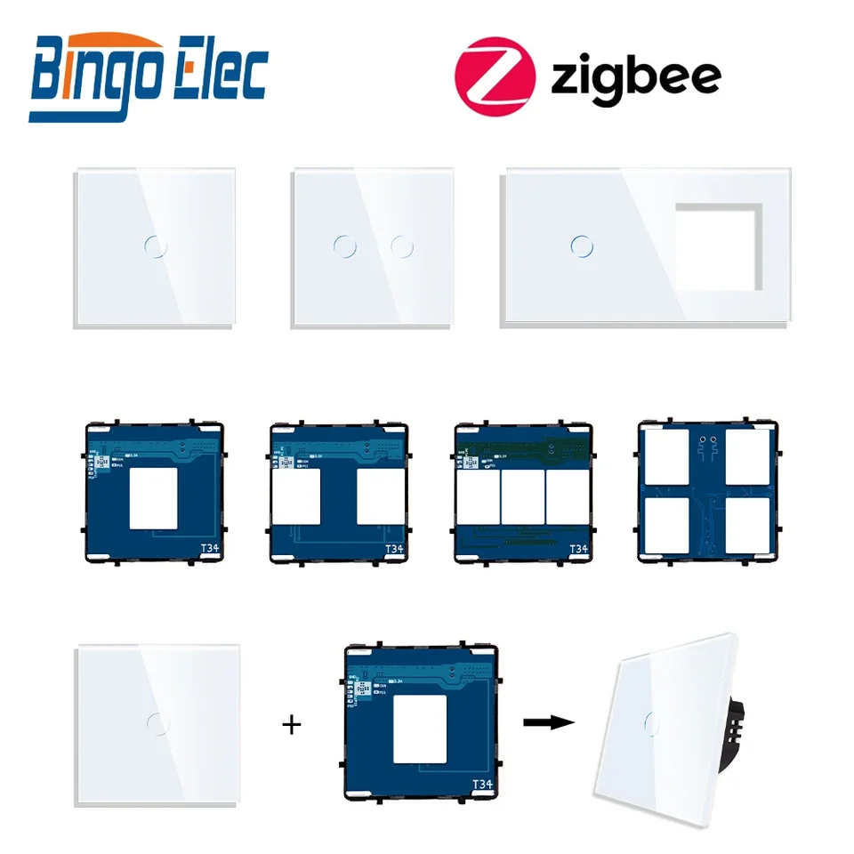1/2/3GANG SMART ZIGBEE prepínače ČASŤ POTREBU