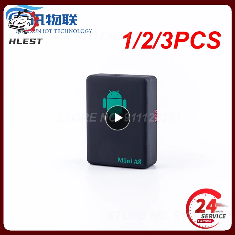 1/2/3ks Mini A8 GPS Tracker Locator Car Kid Global Tracking Zariadenie Anti krádež Outdoor E7CA