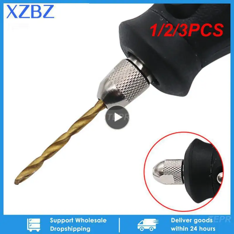 1/2/3ks mosadz Collet Mini Electric Grinder Quick Change Vrták Chuck Bit Sets 0,5-3,2 mm mosadz Collet Chuck sa hodí