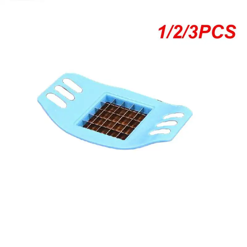 1/2/3ks na rezanie zemiakových zariadení Hranolky French Fry Fry Cutter Sada mrkvových zeleninových krájacích čipov Chopper.