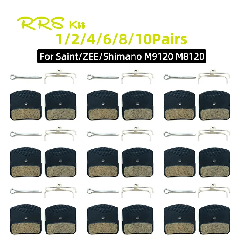 1/2/4/6 páry MTB Bike Resin Disc Brzdí podložky pre Shiman M9120 M8120 M7120 MT520 MT420 Saint M810 M820 ZEE M640 Q13RS Q11TS Q10Y