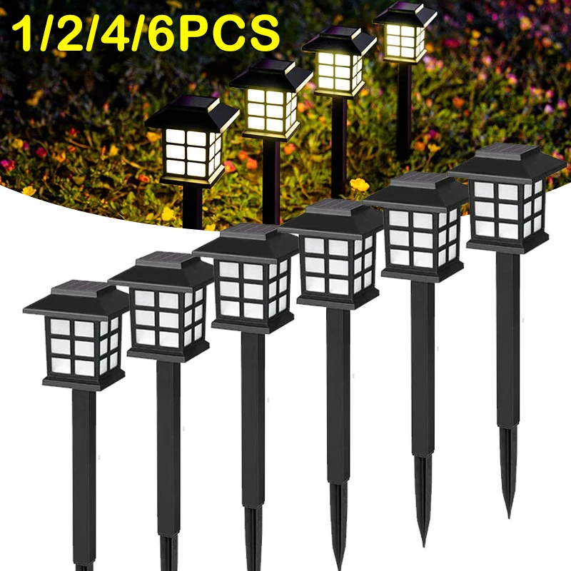 1/2/4ks LED LOD LAMP LAMP SOLÁRNA PASTA SVETLÁ LOWSAPE Vodotesný vonkajší dvor zakopaný dekorácia Nočné svetlá záhradné lampa lampa