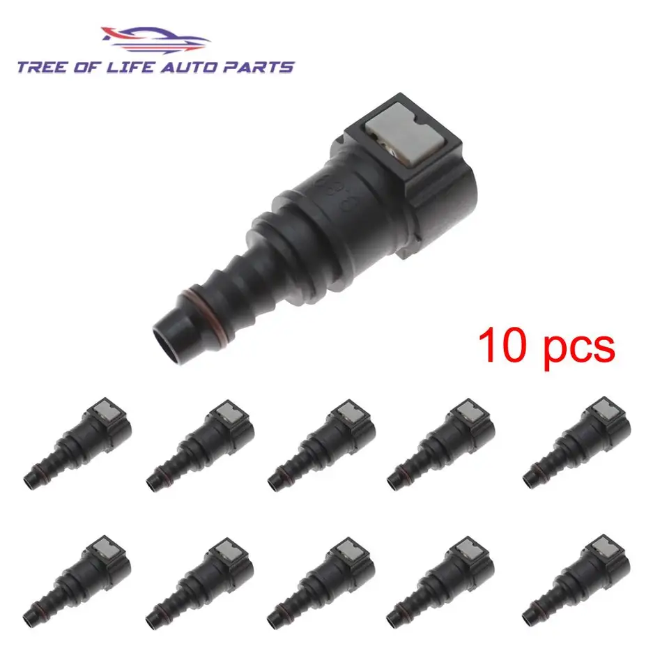 1/2/5/10 Nový ID8 9.89 Hadica palivového potrubia automobilu Nylon rýchle uvoľnenie Connect Connect Conector Conektor Hadicu Hadicu Coupler Car Tools