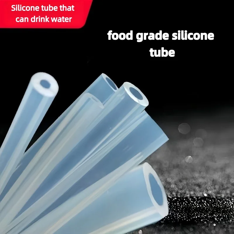1/2/5 m priehľadný silikónový gumový hadica ID2 3 4 5 6 7 8 9 10 12 12 14 mm ID flexibilné netoxické silikónové trubicu Čistá mäkká mäkká mäkká