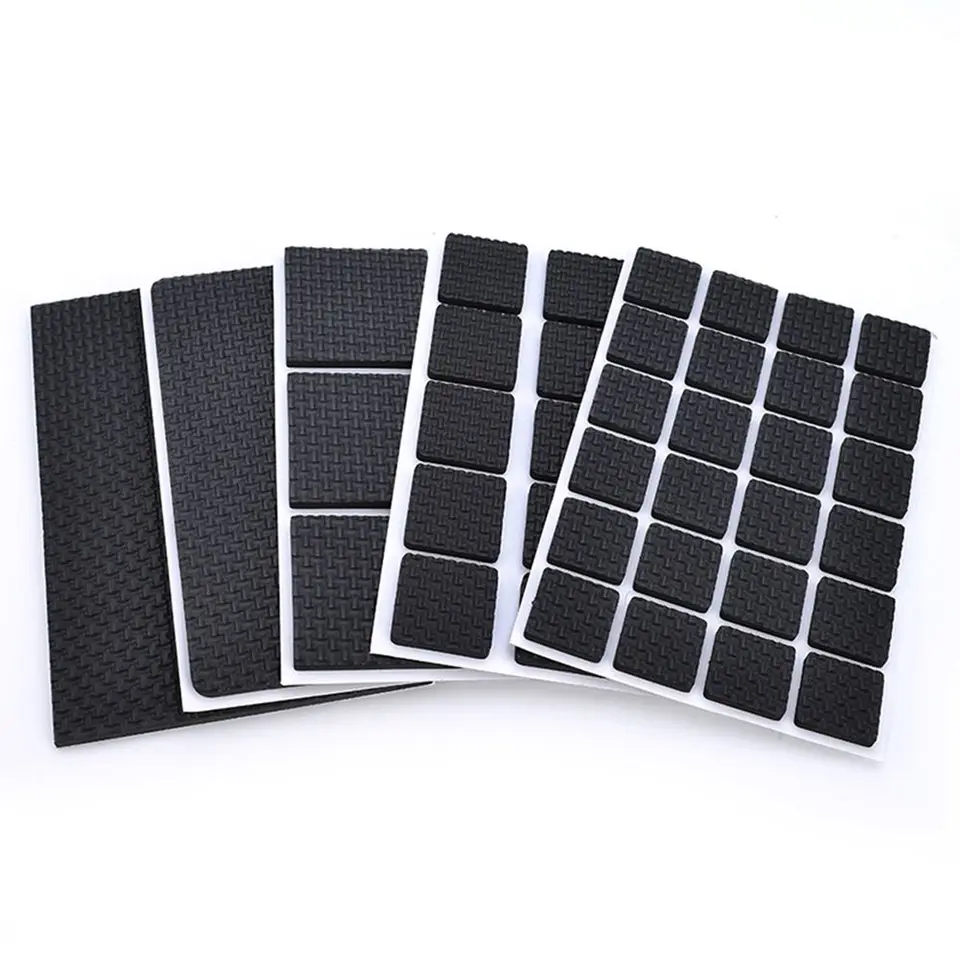 1/2/6/15/24ks mäkké nárazníky Stoličky Self-útuzný podlahový ochranca Anti-Slip Mat Anti Rub Furniture Proti hlučné vankúšiky na nohách