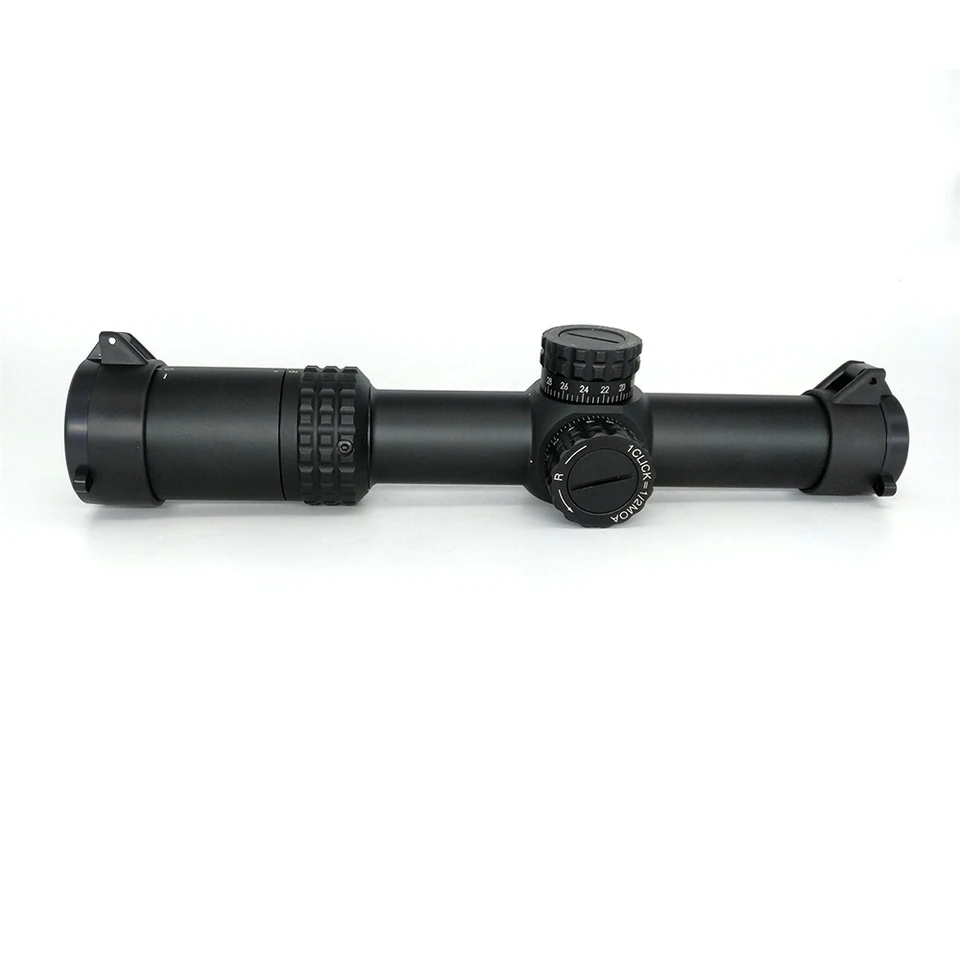 1.2-6x24 IR RIFLESCOPE na lov 30 mm trubici RUFE SCOUP OPTICKÝ COLIMATOR AIR AIRSOFT PCP ZHR