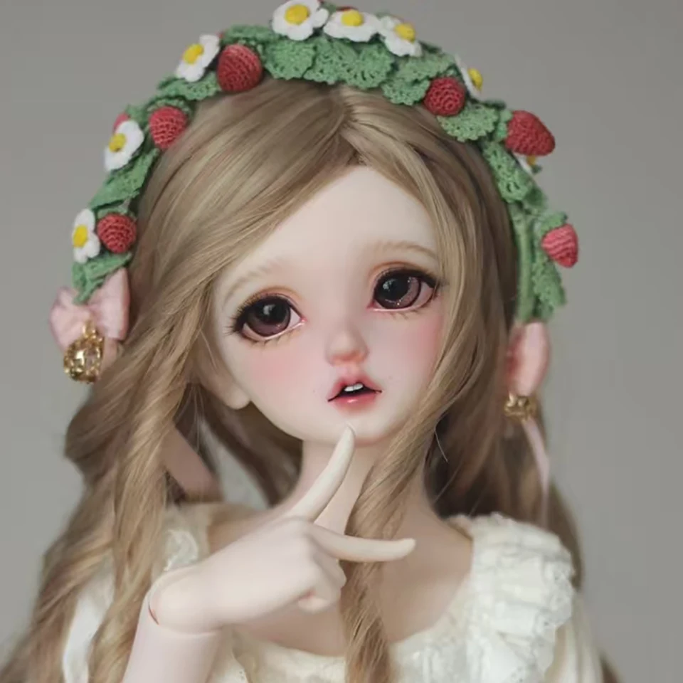 1/2 bjd bábika hlava bez make -upu pre domácich majstrov DIY Girl Girl Doll Doll Adsessory za 1/2 hračiek BJD bez make -upu
