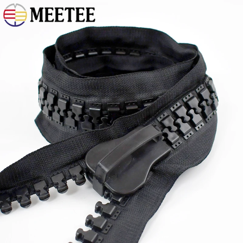 1/2 m 30# Extra veľká živice zipsy Veľký posúvač na zips Outdoor Outdoor Batch batožina Stan Zip Uzatvára