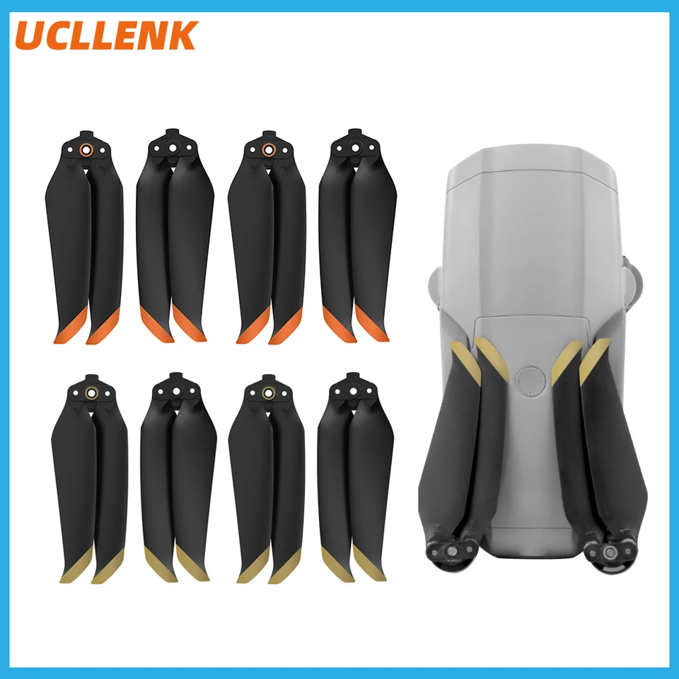 1/2 párov 7238F nízko hlučné droné rekvizity pre Air 2s Vrtuláre Skladacie čepeľ vrtule pre DJi Mavic Air 2/Air 2S Accessories