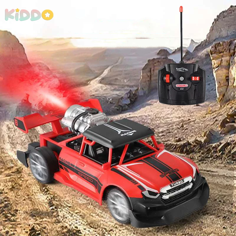 1:20 RC Drift Drift Stunt so sprejom ľahkým diaľkovým rádiom ovládaným automobilom Konkurenčné pretekárske autá a nákladné autá Vianoce