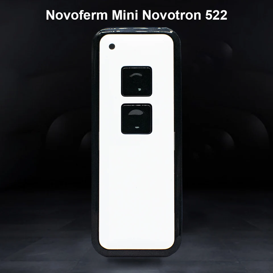 1-20ks NOVOFERM MINI NOVOTRON 522 Diaľkové ovládanie garážových dverí 433,92 MHz 2 tlačidlá Rolling Code Tormatický vysielač 433