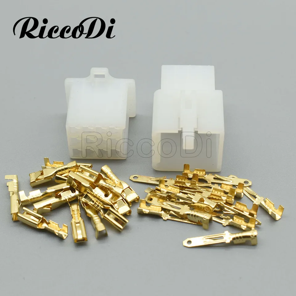 1-20sety 2,8 mm séria 9 PIN Automobilový konektor Universal Cousing zástrčka pre automatické motocyklové elektrické auto DJ7121A-2,8-11/21