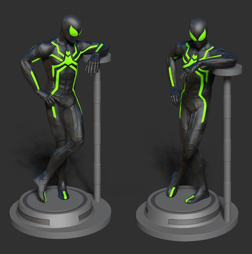 1/24 75 mm 1/18 100 mm živice Model súpravy Spider Boy Obrázok Nenatiel bez farby RW-537