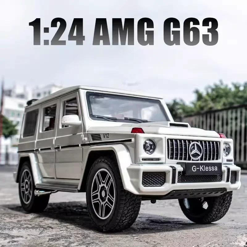 1:24 Mercedes-Benz Big G Model dekorácie automobilu G63 Off-road thecasting zliatiny simulation car model Model detských hračiek Boy's Gift.