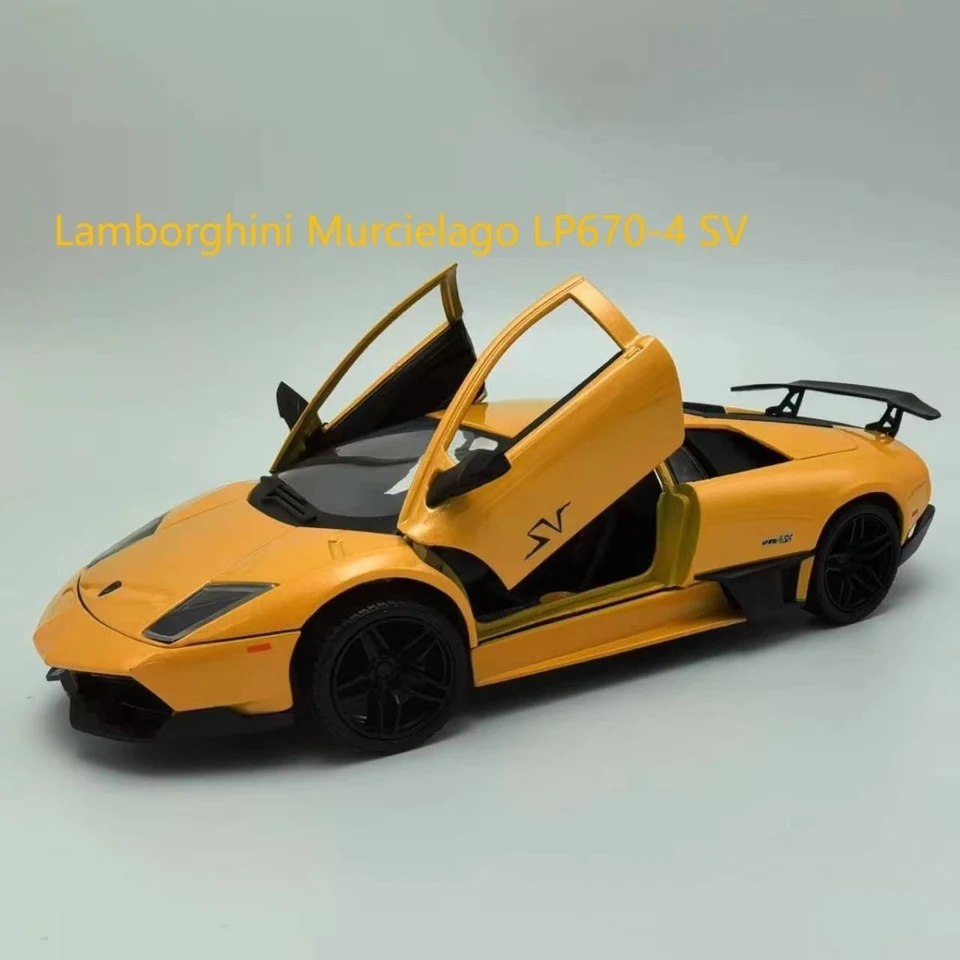 1:24 MURCIELAGO LP670-4 SV SUPERCAR Zliatina automobilov a hračky vozidlá Model Model Miniatúrne Model Model hračky pre deti
