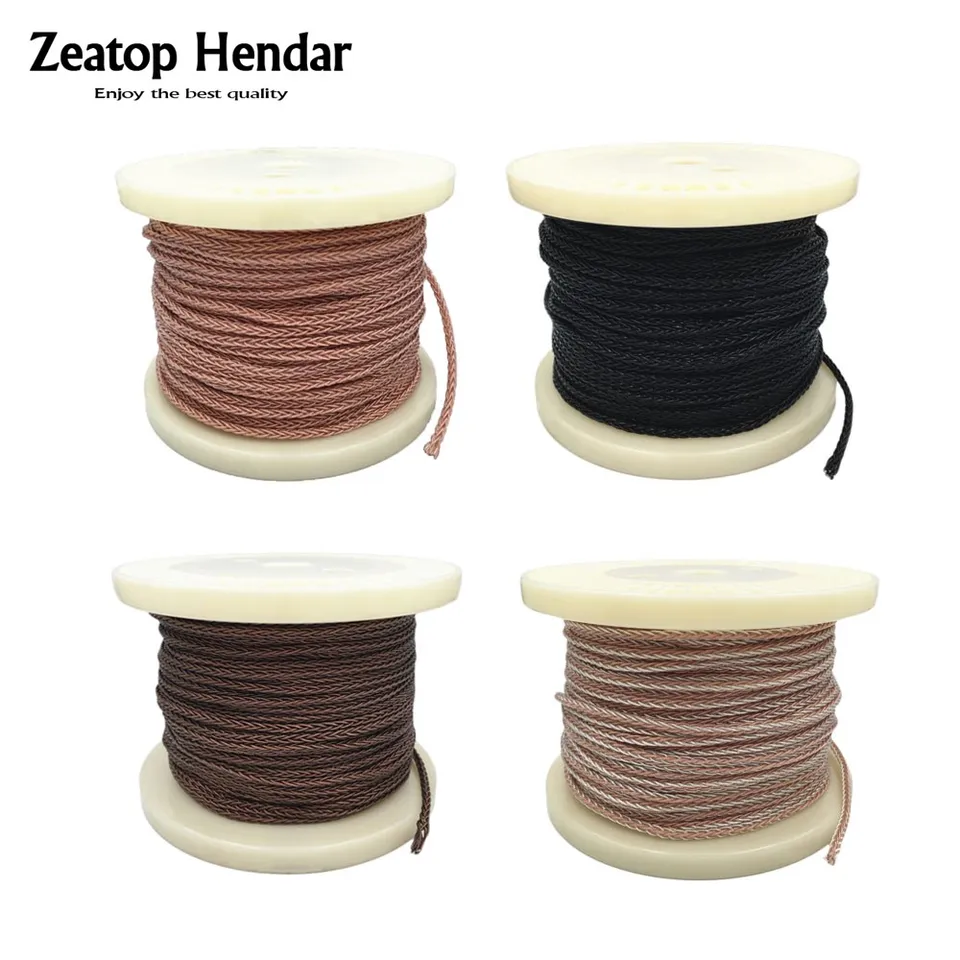 1,25 metrov 6n 8 jadier Čisté jednoprieslové medené slúchadlá Kábel Extreme Soft HiFi DIY Opravy slúchadiel zvukového drôtu