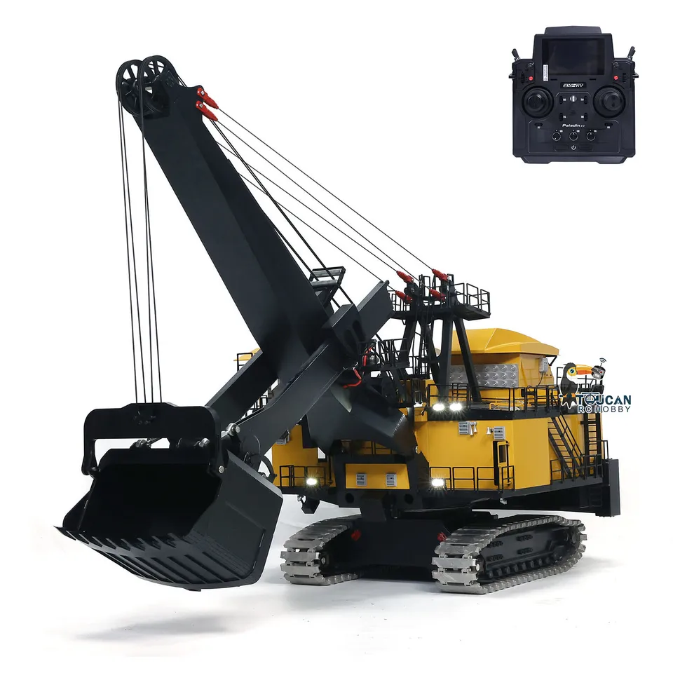 1/25 RC kovové elektrické lano lopaty bazény ťažobné zariadenia ťažké diggerové ovládacie prvky Hračky na výrobu automobilov