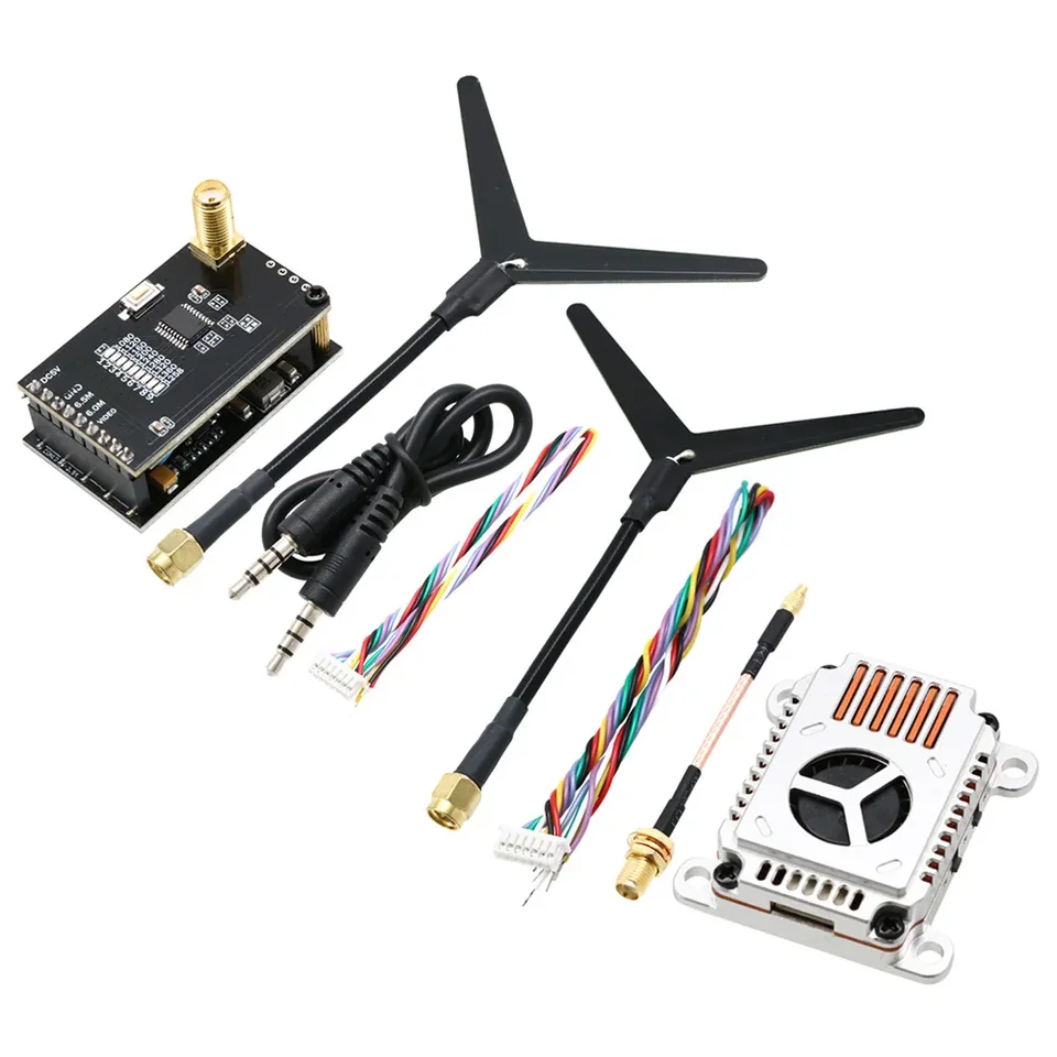 1,2G 1,2 GHz 1W 1,6W 2W 25MW/ 2000MW VTX prepínateľný video vysielačový modul s 1,2 g 8ch VRX pre FPV s dlhým dosahom pretekárskych dronov