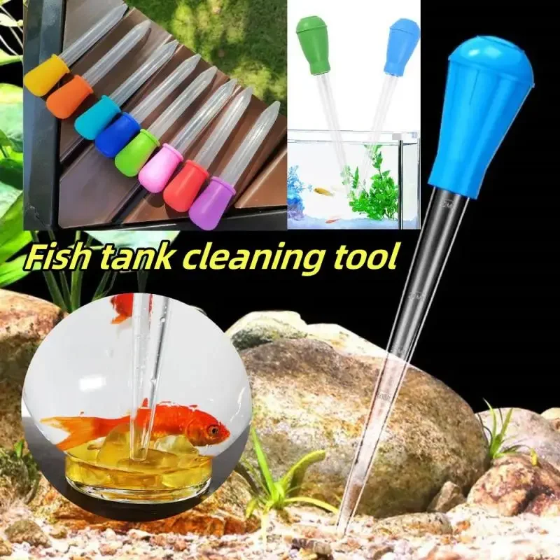 1/2ks 30/50 ml pipety FISH TANKY SIPHON PUMP PUCT Voda Changer Akvárium pipette BBQ Prívodné trubica náradia Akvárium Rybník Čistenie náradia