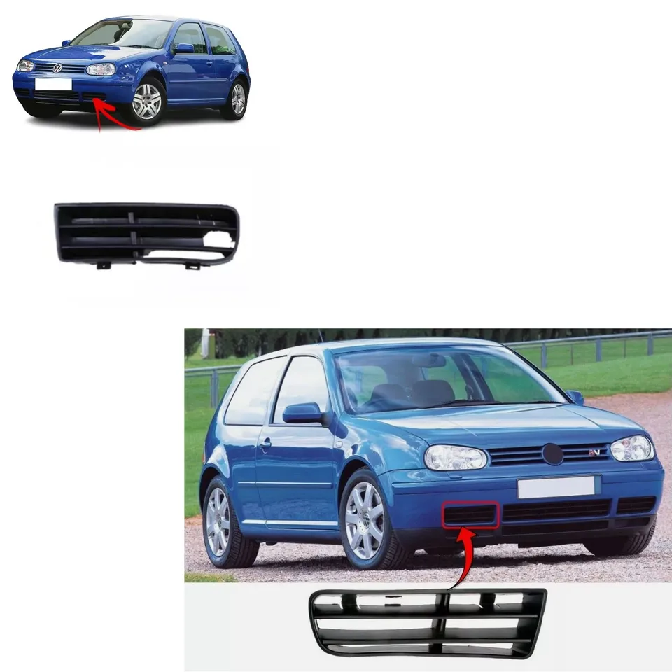 1/2ks auto hmlové svetlá grilový kryt nárazník dolná mriežka závodné mriežky 1J0853665B pre VW Golf MK4 Motion 1998-2004 Vonkajšie diely