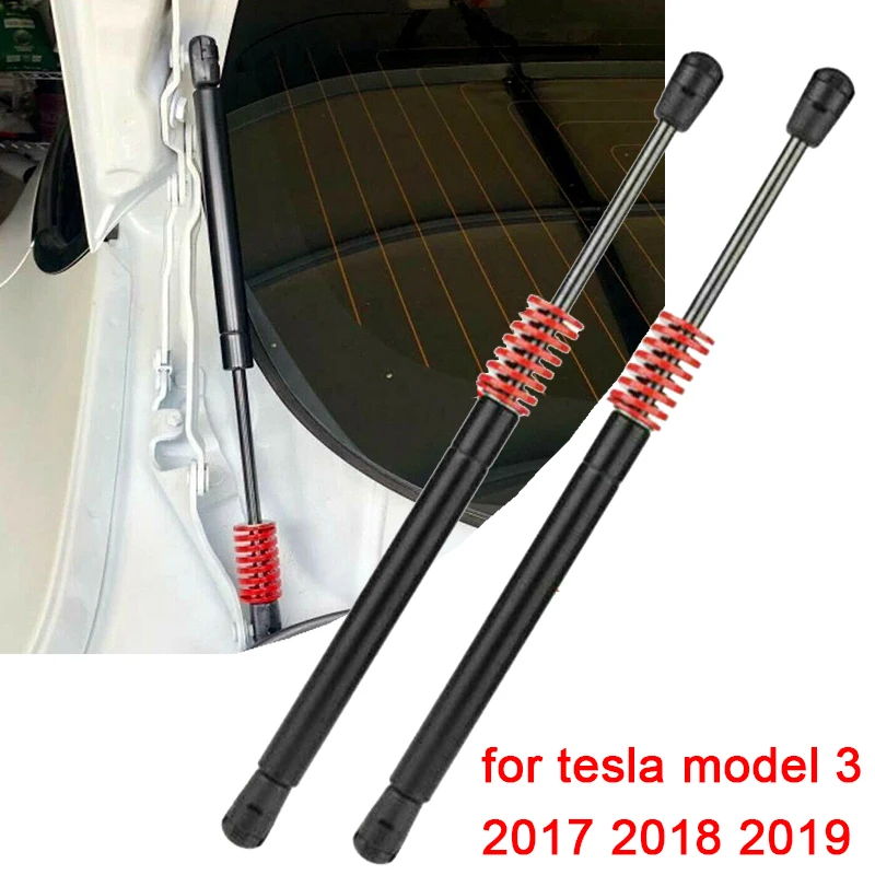 1/2ks auto zadný kmeň pneumatický podporný prút automatickej batožinovej podpory lišty pre Tesla Model 3