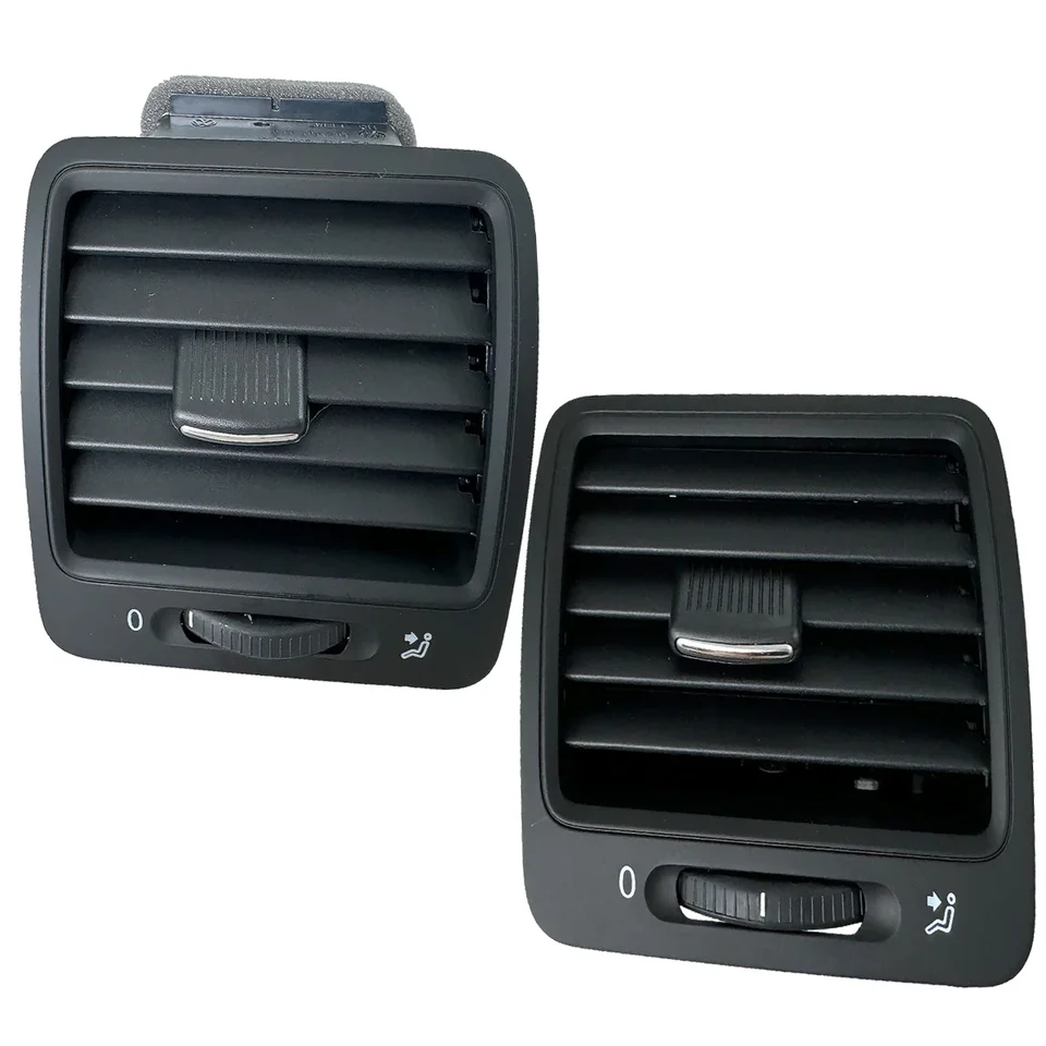 1/2ks interiérová pomlčka A/C Black Air Vent Grill pre VW Golf 5 GTI R32 2004-2008 Jetta MK5 A5 GLI 2006-2010 1K0819703 1K0819704