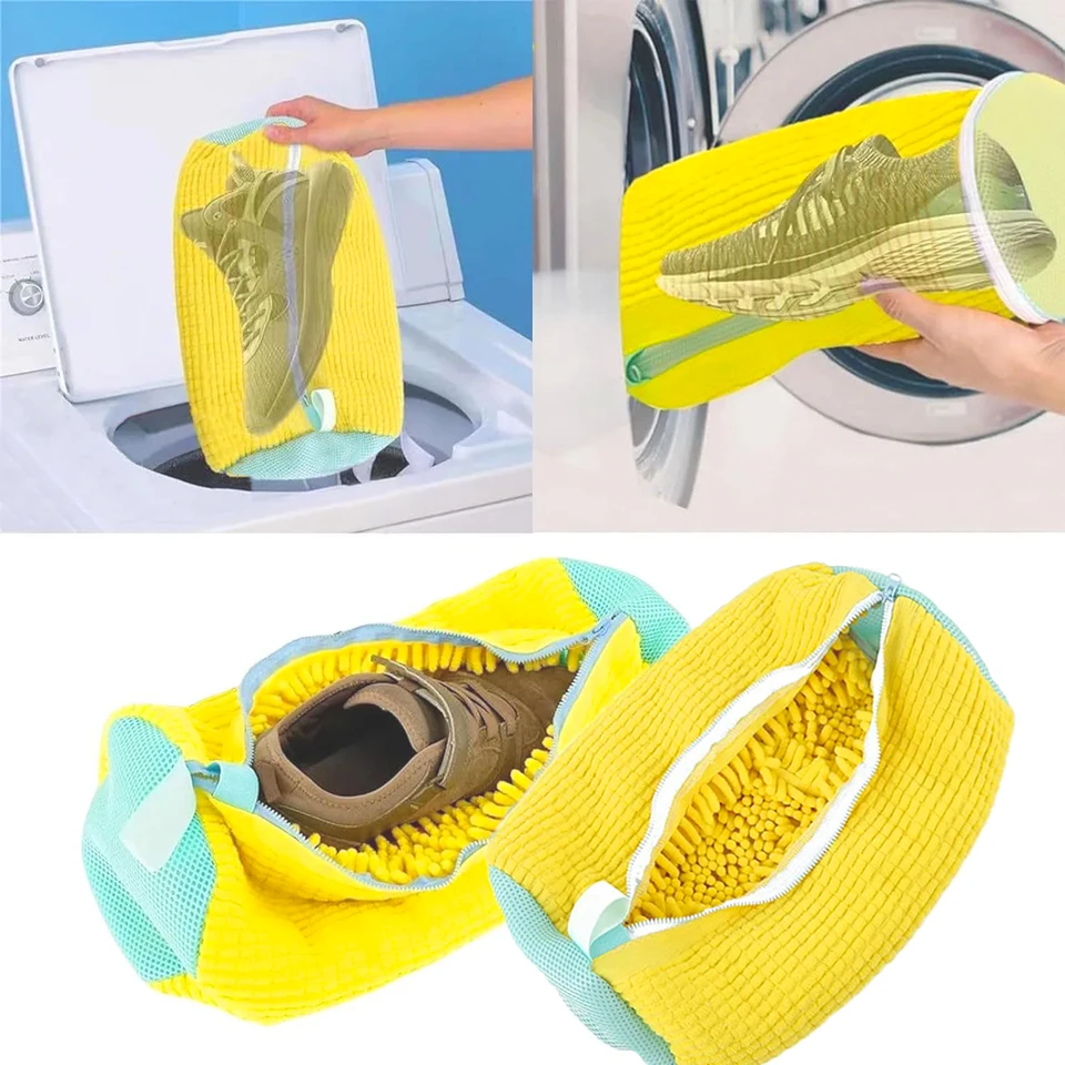 1/2ks na umývanie topánok vrecká na chrániče nadýchané vlákna Polyester Purser Sue Stroj priateľské vrecká na prádlo vrecka
