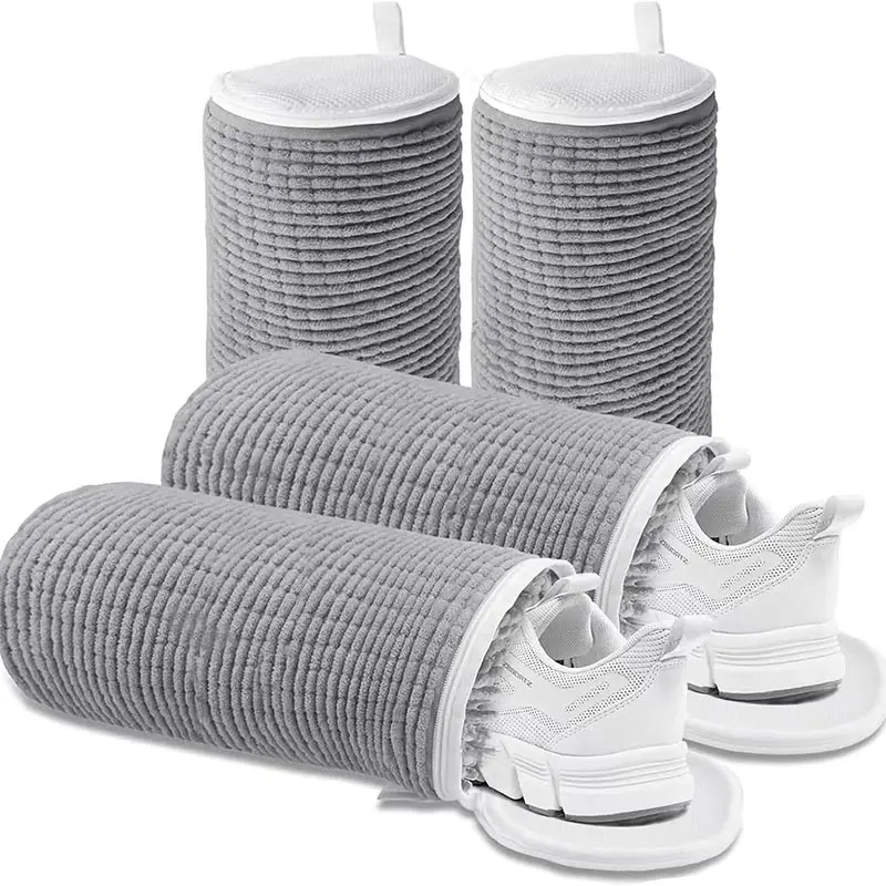 1/2ks Práčovňa na umývanie topánok vrecko na chrániče Fluffy Fibers Polyester Wash Sue Stroj priateľské vrecko na prádlo práčovne práčovne
