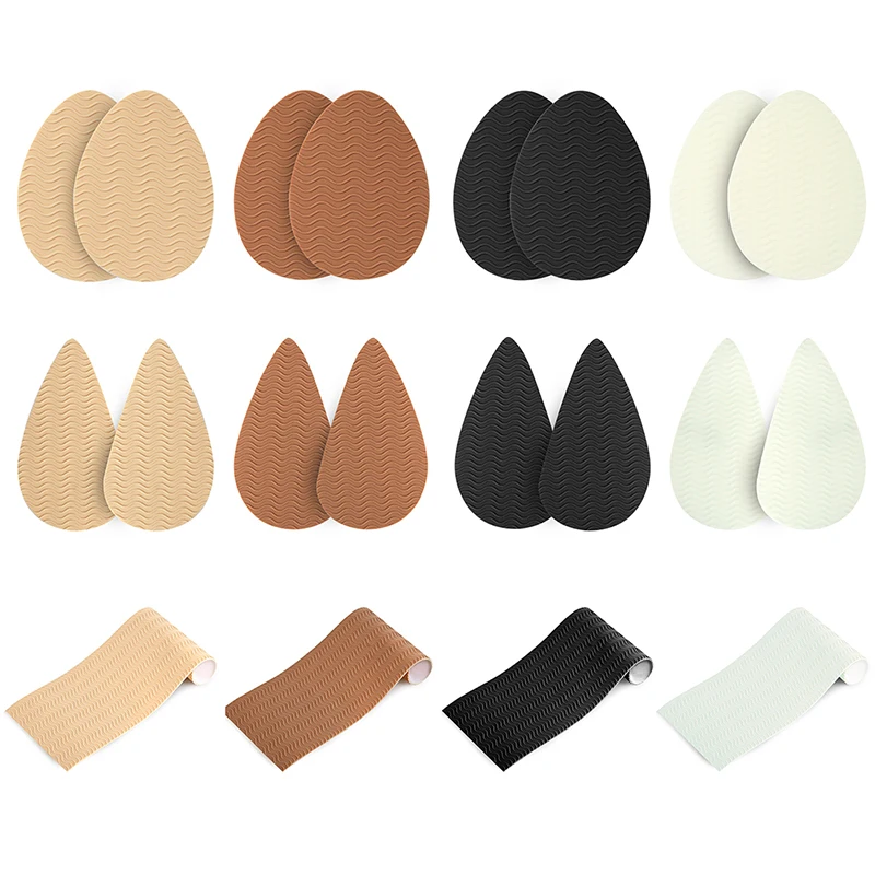 1/2ks Self-pasívne predné stolové predné podpätky s vysokým podpätkami na opotrebenie, ktoré sú odolné voči nekĺzavým topánkam Rat High Heel Protector Protector Gumové podložky vankúšiky