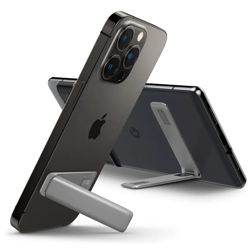 1-2ks ultra tenké silné magnetické kovové držiak mobilného telefónu Skladanie Skladanie nastaviteľného telefónu Kickstand Desktop Universal