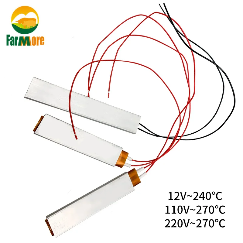 1-2ks vyhrievací prvok PTC Ohrievač keramický inkubátor DIY Egg Inkubátor Príslušenstvo Inkubačné vybavenie 220V/110V/12V