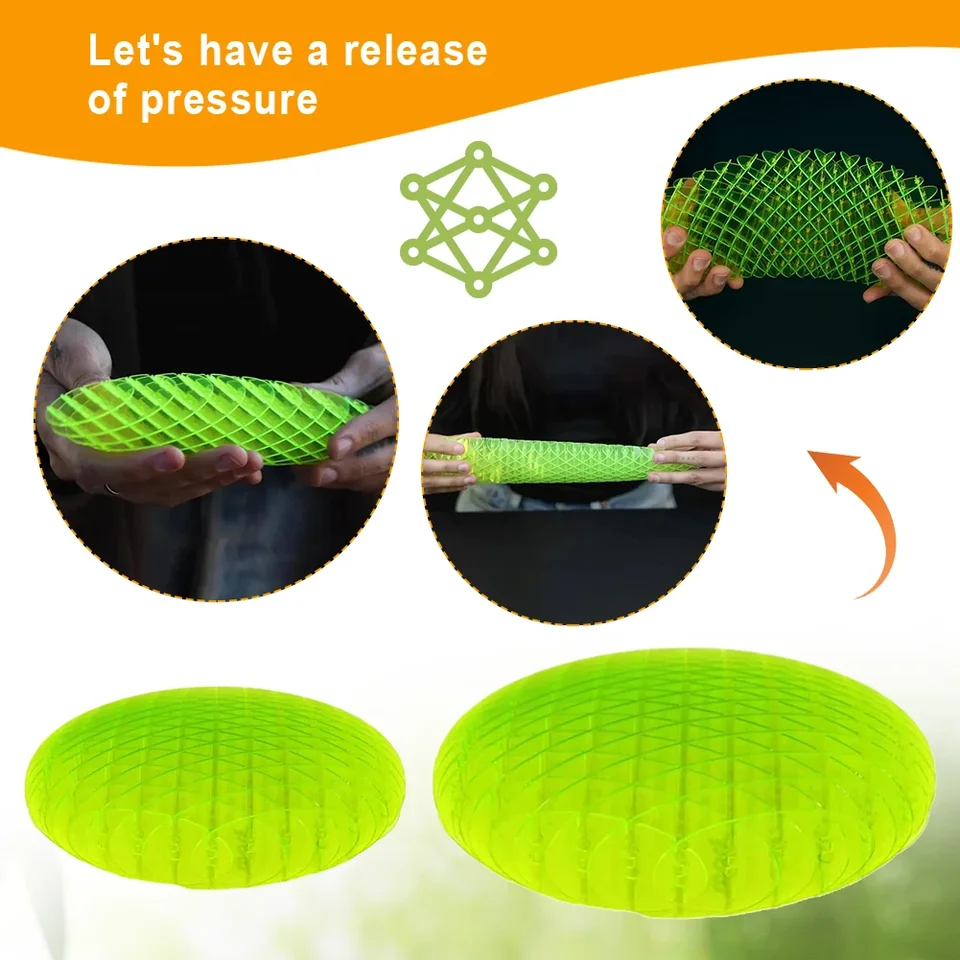 1-2ks Worm rozbaľujúci morfujúci červ Big Fidget Worm Šesťstranný lisovací stres reliéf