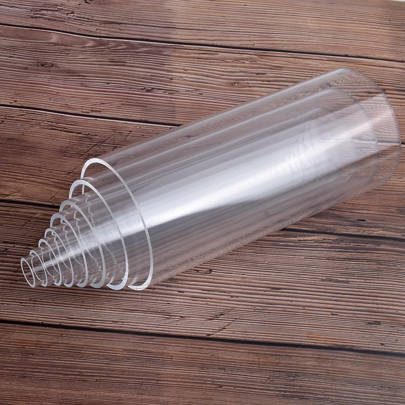 1-2ks16mm ~ 110 mm akrylová trubica Vysoká priehľadná trubica pre akvárium Dodávky akvárium Záhradné zavlažovacie potrubie Konektor 50 cm