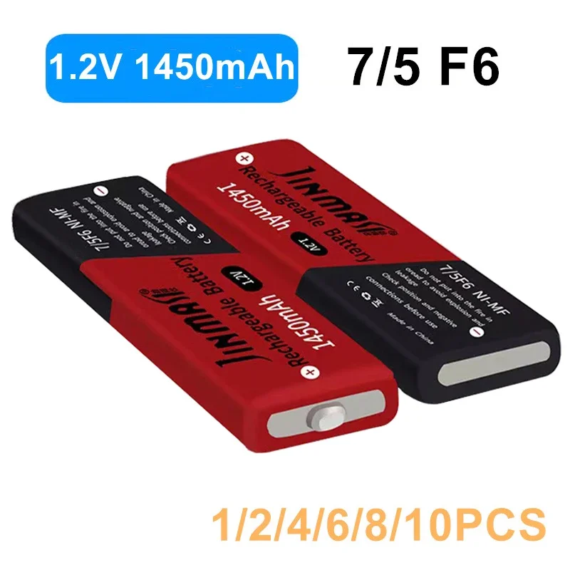 1,2V 7/5F6 67F6 1450 mAh Ni-MH Chewing Gum Batéria 7/5 F6 Cell pre Panasonic Sony MD CD Cassette Player Littium Batteries