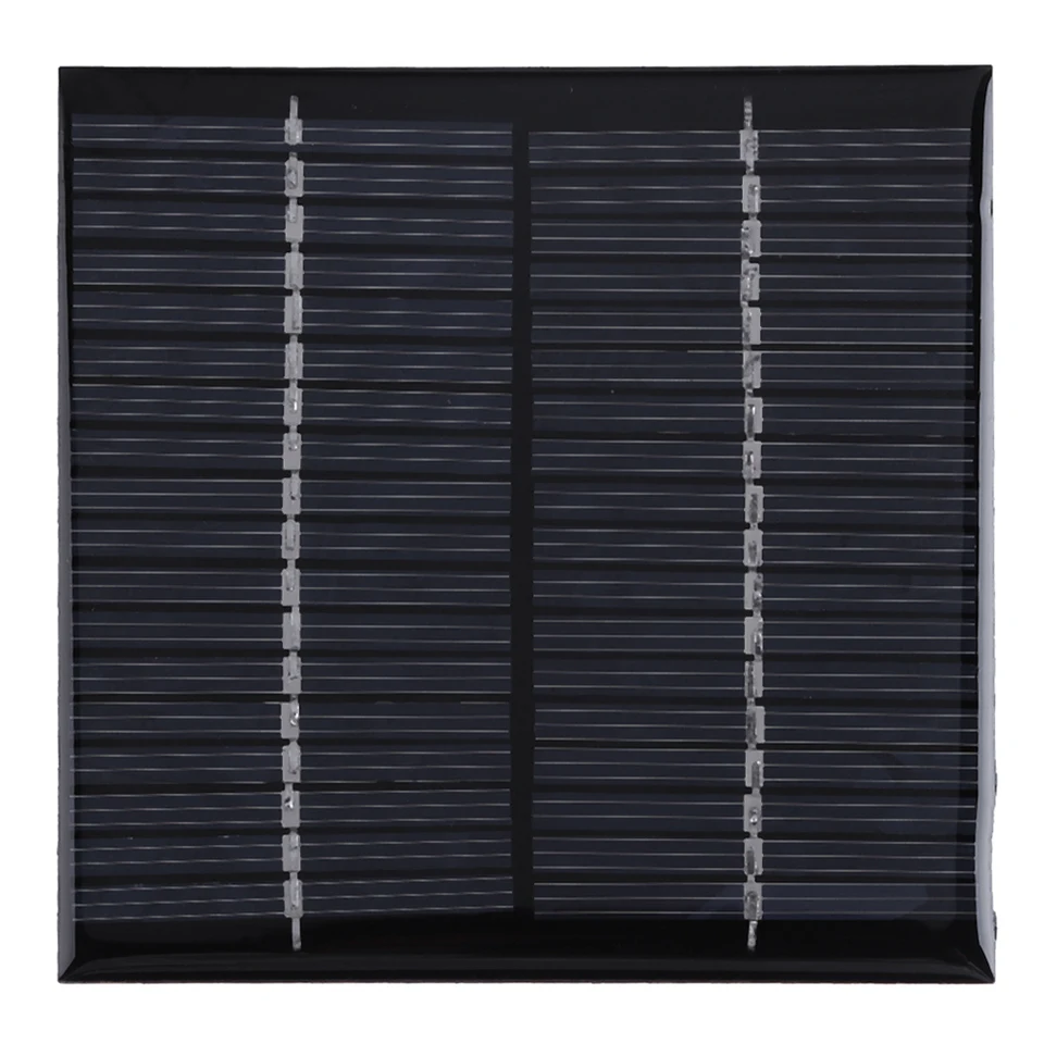 1,2W 18V Prenosný solárny panel 0-0.066ma Solárny panel Modul DIY Polysilicon Solar Epoxy Cell nabíjačka pre 12 V nabíjanie batérie