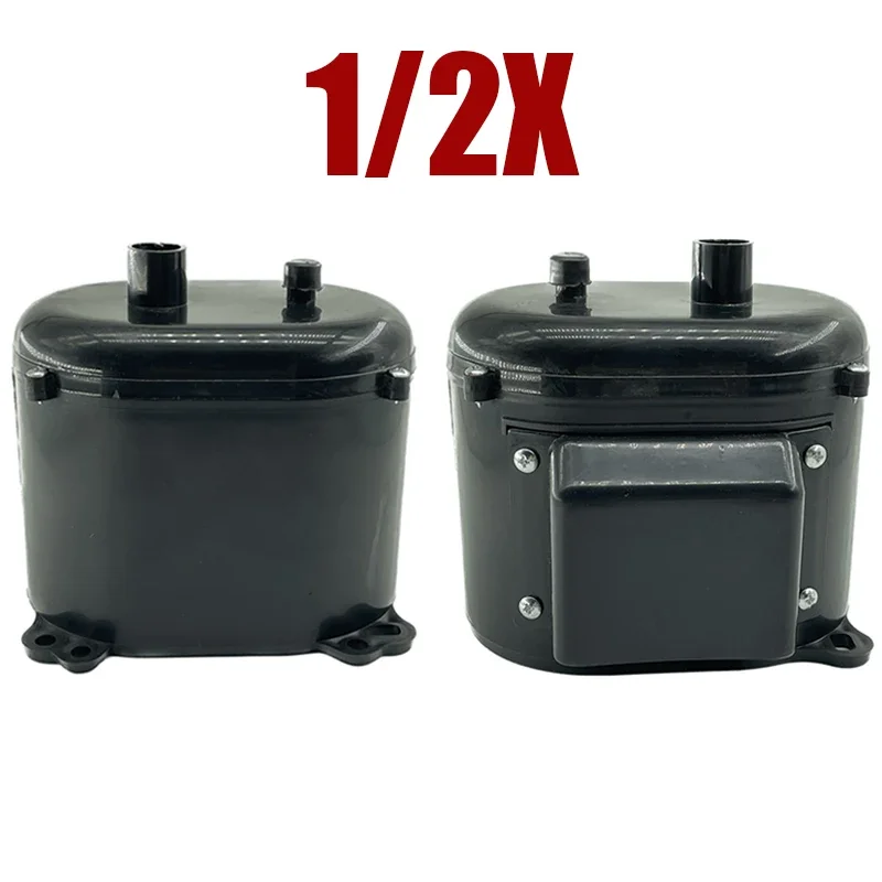 1/2x upgradovaný vzduchový filter tlmič Air Diesel Parking Ohrievač výmeny za Webasto Eberspacher Auto Parking Black Ohriečko čierny